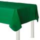 Festive Green Flannel-Backed Vinyl Tablecloth, 54in x 108in